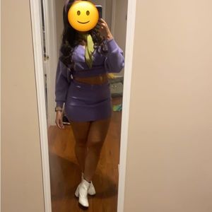 Fashion Nova - Purple cotton set. Only used once
